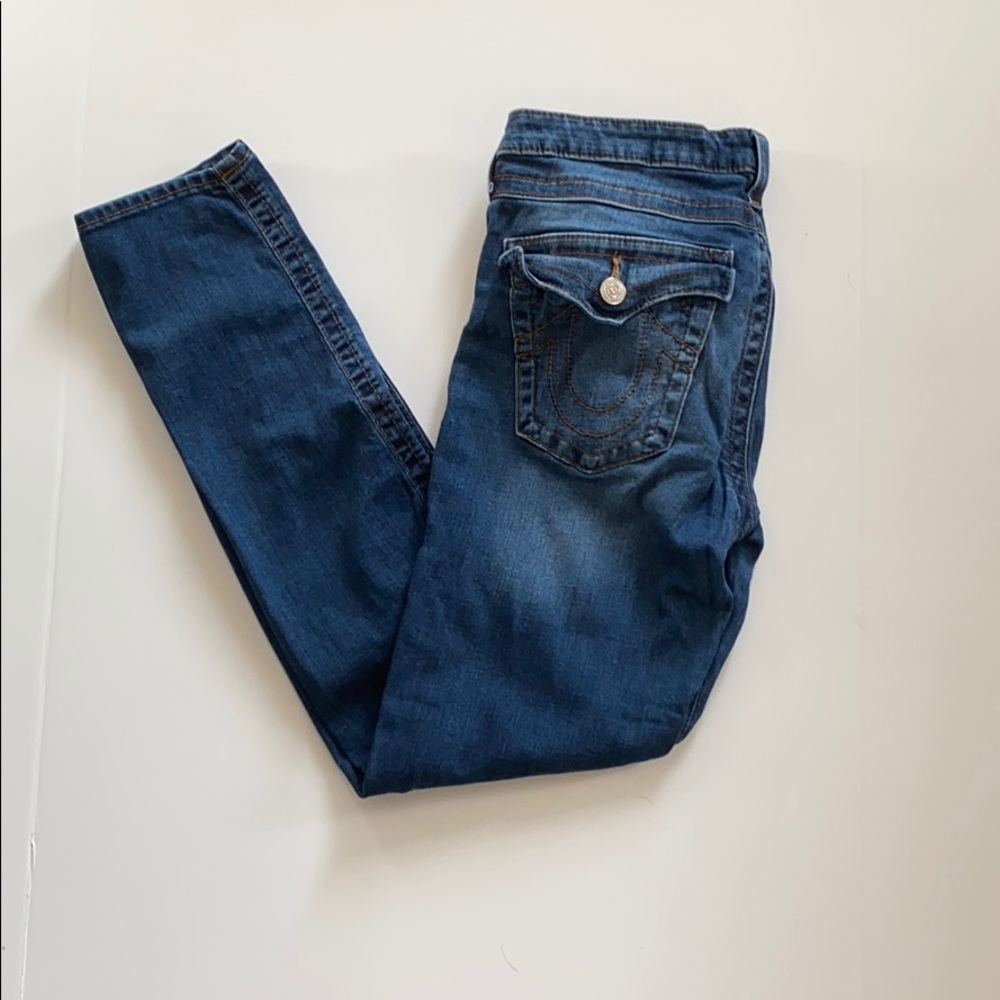 Distressed True Religion Jeans